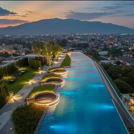 Astra Sky River 2 Bedrooms, 1 Living Room, 1 Bathroom, Infinity Pool, Latex Mattress